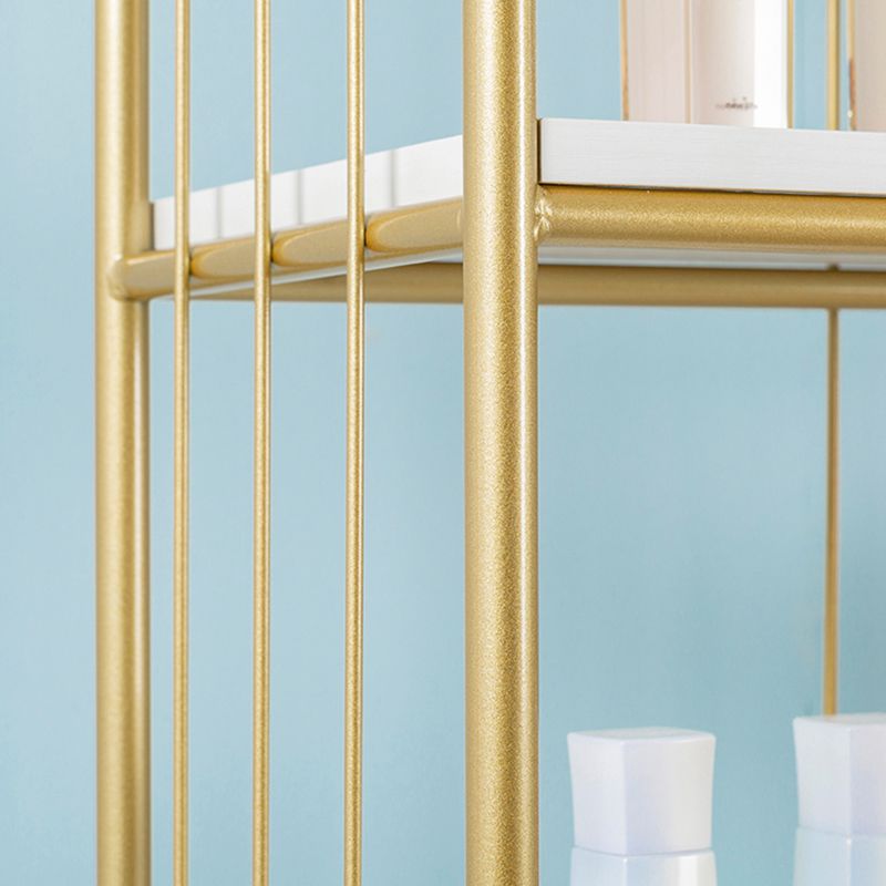 Glam Style Bookshelf Open Back Bookcase for Home Office Study Room with Casters Clearhalo 'Bookcases' 'furn' 'furn_bookcases' 'Furniture' 'furniture_bookcases' 'kitchen' 'kitchen_bookcases' 'Living Room Furniture' 'Office Furniture' 1200x1200_a5d27d00-f096-4386-a64b-366ba3e54f91