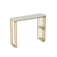 Glam Stone Bar Table Metal Base Storage Table for Living Room Clearhalo 'Bar Furniture' 'Bar Tables' 'bar_tables' 'furn' 'furn_bar_tables' 'Furniture' 'Kitchen & Dining Furniture' 1200x1200_a5d40f67-c81f-45aa-967e-212f1e8af1b0