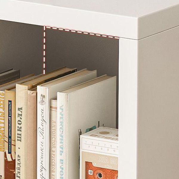 Estantería contemporánea estantería de madera diseñada para el hogar y la oficina