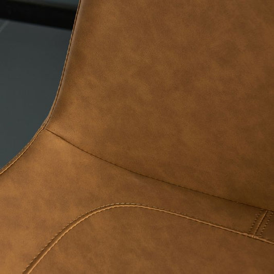 Modern Parsons Side Chair Matte Finish Leather Curved Chair for Brasserie Clearhalo ' kitchen&dining_furn' 'Dining Chairs' 'Dining Tables & Seating' 'dining_chair' 'Furniture' 'furniture_dining_chair' 'Kitchen & Dining Furniture' 'kitchen' 1200x1200_a5d60d1c-ce8b-4c3a-afbc-bdc36b2d6917