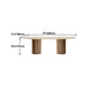 Pinewood Solid Wood Dining Table Modern Wood Color Double Pedestal Table for Dining Room Clearhalo ' dining_table' 'Dining Tables & Seating' 'Dining Tables' 'furn' 'furn_dining_table' 'Furniture' 'furniture_dining_table' 'Kitchen & Dining Furniture' 'kitchen&dining_furn' 'kitchen' 'kitchen_dining_table' 1200x1200_a5d6f97a-2d01-4e5a-b736-0b97f4025220