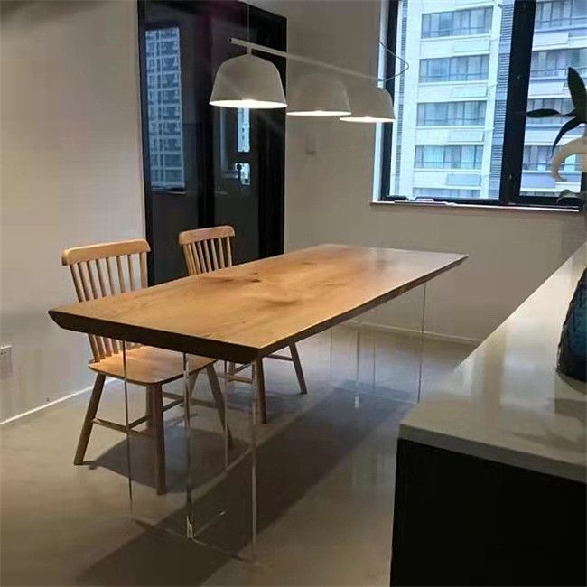 Moderno marrone in legno tavolino da pranzo speciale per cucina