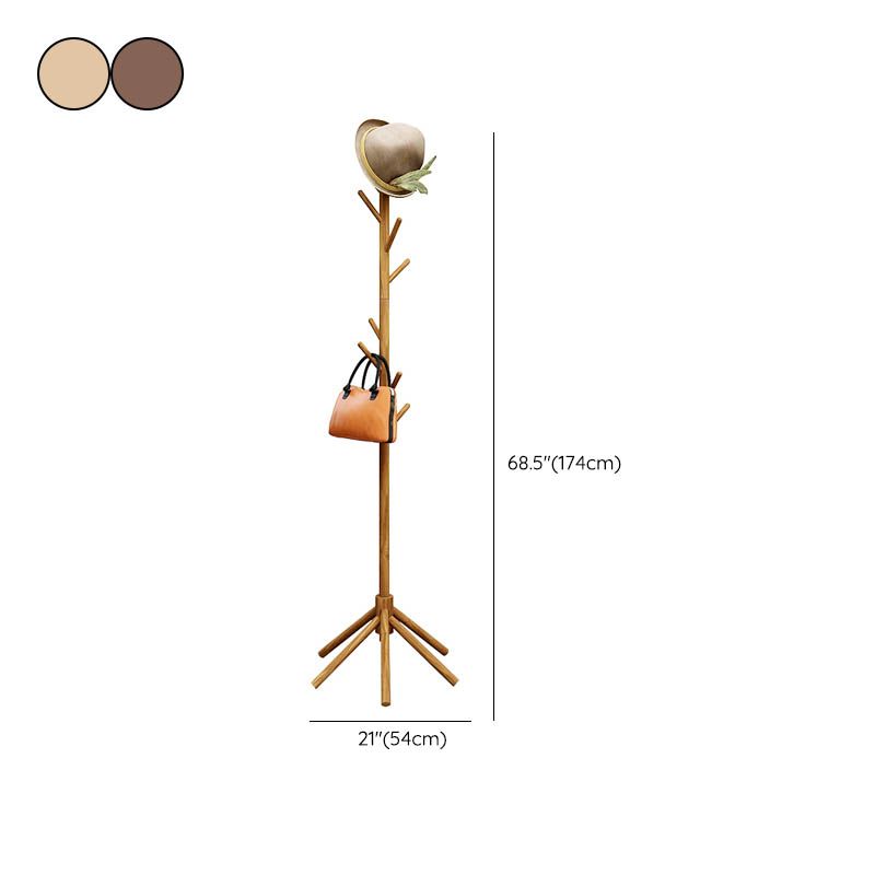 Hangage à manteau en bois Style moderne Simple Home Floor Hall Stand