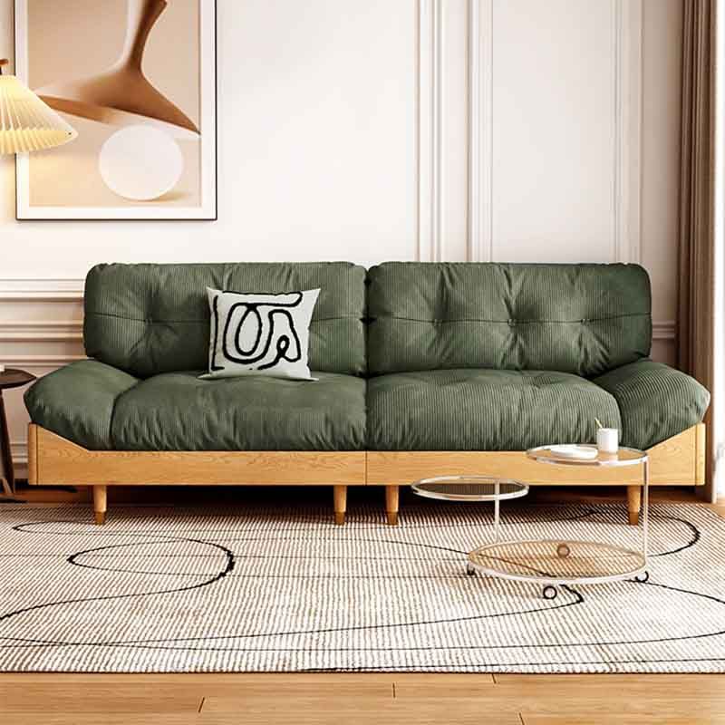 Modern Tufted Armless Sofa 35"W Loose Back Sofa for Living Room Clearhalo 'furn' 'furn_sofas' 'Furniture' 'furniture_sofas' 'kitchen' 'kitchen_sofas' 'Living Room Furniture' 'Sofa' 'sofas' 1200x1200_a5d9dad7-f93f-4dbc-be3a-d47fb2116d65