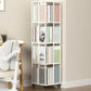 Bookcase di libreria in metallo moderno standard chiuso in brunish