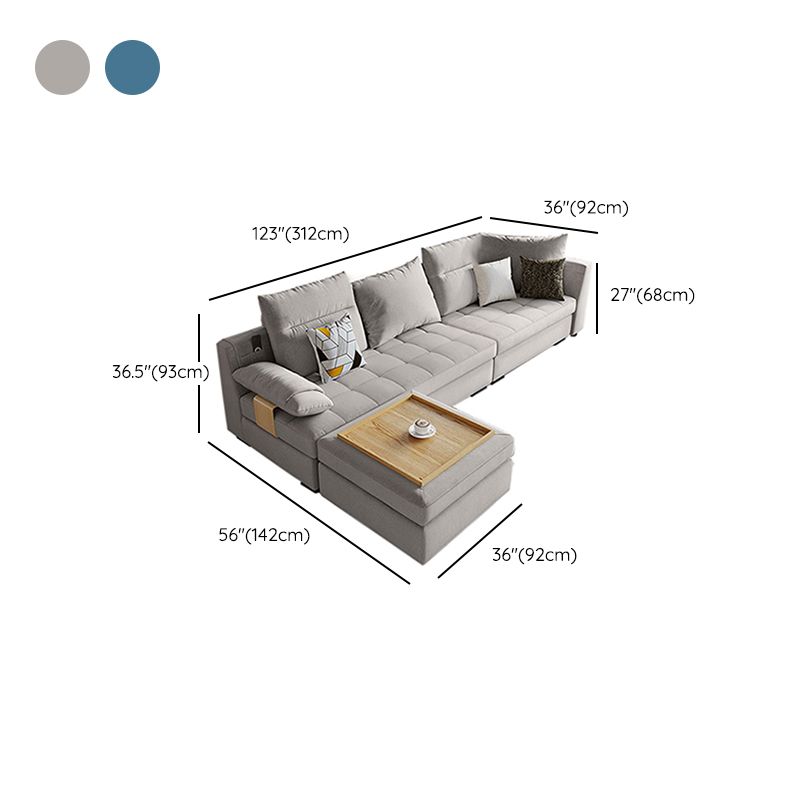 Cuscino contemporaneo Top ARM Sezione divano di divano di velluto sezionale