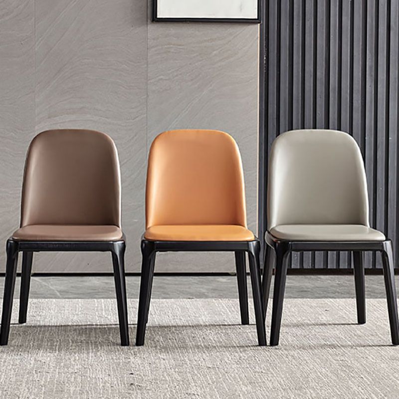 Contemporary Style Wooden Dining Chairs Kitchen Dining Armless Side Chair Clearhalo ' kitchen&dining_furn' 'Dining Chairs' 'Dining Tables & Seating' 'dining_chair' 'furn' 'furn_dining_chair' 'Furniture' 'furniture_dining_chair' 'Kitchen & Dining Furniture' 'kitchen' 1200x1200_a5dee16d-ff92-4ddf-a143-3ee2eafcc7aa