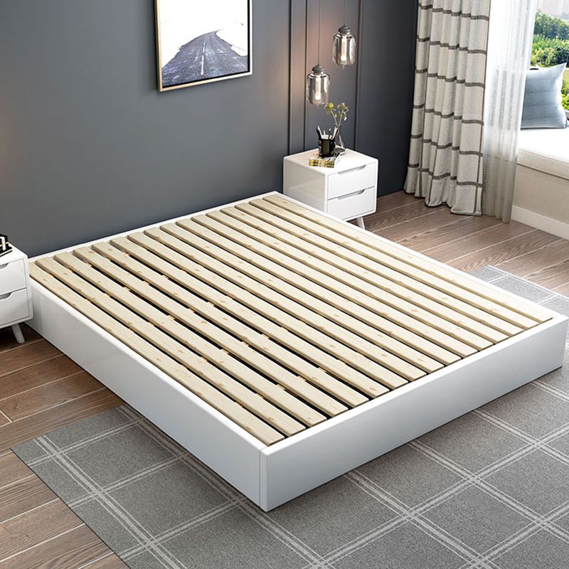 Mid-Century Modern Platform Bed Frame Solid Wood Platform Bed Clearhalo 'Bedroom Furniture' 'Beds' 'furn' 'furn_beds' 'Furniture' 1200x1200_a5e00313-bfb1-45f7-9163-6ce108723065