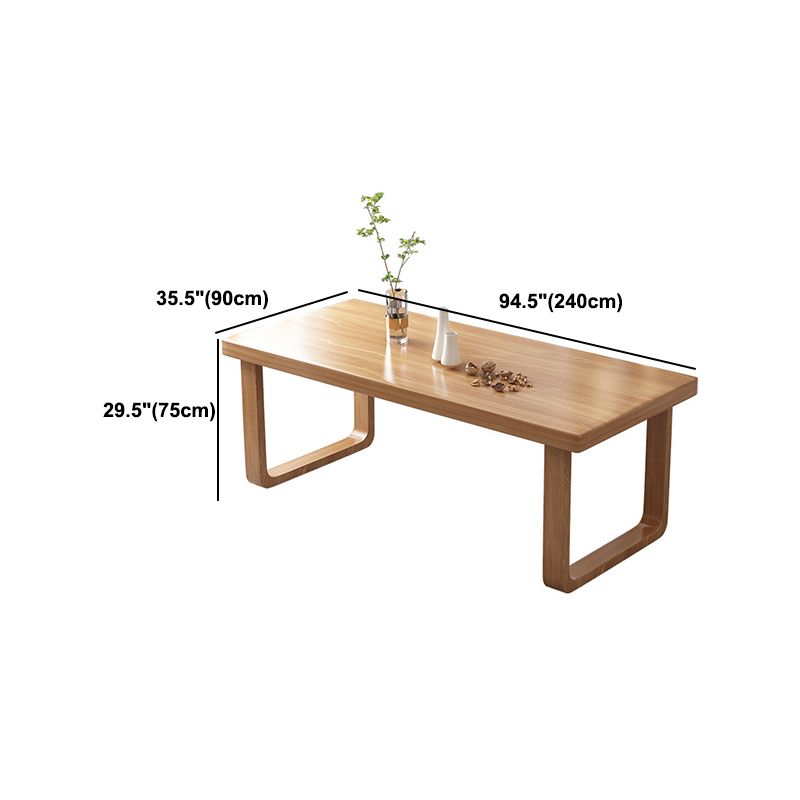 Simplicité Table à manger rectangle