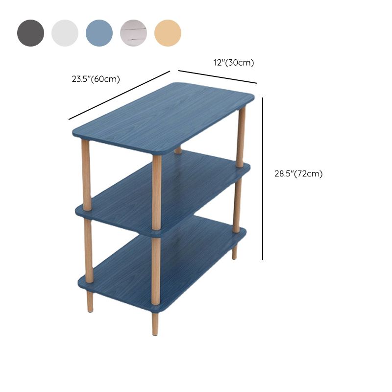 Engineered Wood 4 Legs End Table 2/3-tier Side Table for Living Room Clearhalo 'Coffee & Accent Tables' 'End & Side Tables' 'end_side_tables' 'furn' 'furn_end_side_tables' 'Furniture' 'Living Room Furniture' 1200x1200_a5e5e644-07aa-4f2c-a1a0-9211c91ba18e