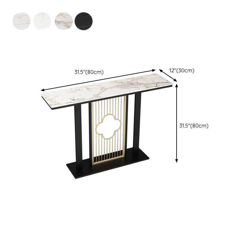 Tabla de acento de consola contemporánea Tabla de sofá de consola rectangular