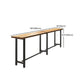 Industrial Bar Table Set 1/7 Pieces Solid Wood Rectangle Table and Stool Set Clearhalo 'Bar Furniture' 'furn' 'furn_home_bar_bar_sets' 'Furniture' 'Home Bars & Bar Sets' 'home_bar_bar_sets' 'Kitchen & Dining Furniture' 1200x1200_a5e83866-41fb-4dba-bc71-86509f512778