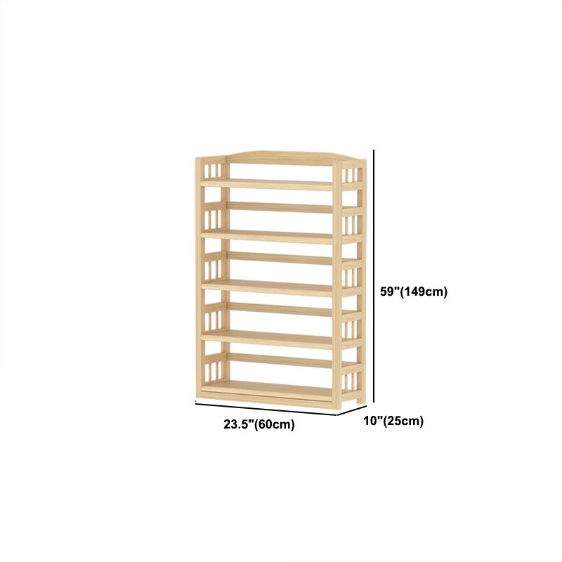 Contemporary Pine Shelf Bookcase Standard Natural Open Bookcase Clearhalo 'Bookcases' 'furn' 'furn_bookcases' 'Furniture' 'Office Furniture' 1200x1200_a5e9bb3a-8b91-47c4-bf0e-497e55a5d101