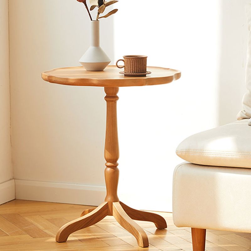 Modern Accent Side Table Naturally Shaped Natural Solid Wood 4 Legs Living Room Clearhalo 'Coffee & Accent Tables' 'End & Side Tables' 'end_side_tables' 'furn' 'furn_end_side_tables' 'Furniture' 'Living Room Furniture' 1200x1200_a5e9bfdc-7301-4358-a004-5f9805844949