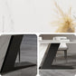 Sintered Stone Top Luxury White Table Rectangle Dining Table with Double Pedestal Clearhalo 'Dining Tables & Seating' 'Dining Tables' 'dining_table' 'furn' 'furn_dining_table' 'Furniture' 'furniture_dining_table' 'Kitchen & Dining Furniture' 'kitchen' 'kitchen_dining_table' 1200x1200_a5eb765e-81fe-4e15-95f2-88e180da966e