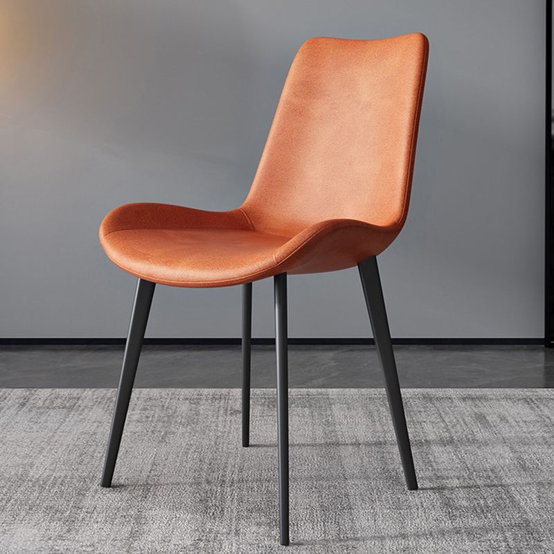 Modern Style Chair Dining Armless Chairs for Kitchen with Metal Legs Clearhalo 'Dining Chairs' 'Dining Tables & Seating' 'dining_chair' 'furn' 'furn_dining_chair' 'Furniture' 'furniture_dining_chair' 'Kitchen & Dining Furniture' 1200x1200_a5ed70f7-8510-434d-98aa-3ab4fb0fb871