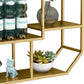 Iron Contemporary Wall Unit Bookshelf 4/5/6-Shelf Closed Back Bookshelf Clearhalo 'Bookcases' 'furn' 'furn_bookcases' 'Furniture' 'furniture_bookcases' 'kitchen' 'kitchen_bookcases' 'Living Room Furniture' 'Office Furniture' 1200x1200_a5ed7dbf-924f-4288-bd9a-b8b5e3224d5f
