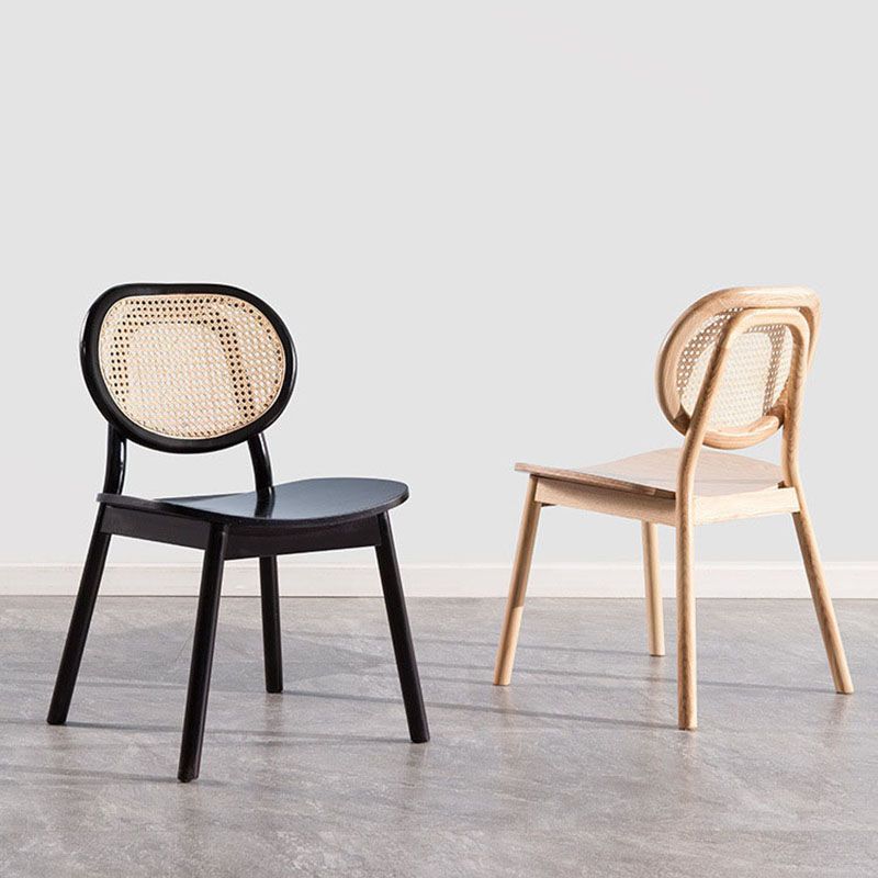 Contemporary Style Wood Dining Chair Armless Side Chairs for Restaurant Clearhalo 'Dining Chairs' 'Dining Tables & Seating' 'dining_chair' 'furn' 'furn_dining_chair' 'Furniture' 'furniture_dining_chair' 'Kitchen & Dining Furniture' 1200x1200_a5ede77b-4249-424e-ad24-18114698bca0