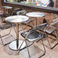 Industrial Style Furniture Stainless Steel Dining Site Table with Pedestal Base Clearhalo ' dining_table' 'Dining Tables & Seating' 'Dining Tables' 'furn' 'furn_dining_table' 'Furniture' 'furniture_dining_table' 'Kitchen & Dining Furniture' 'kitchen&dining_furn' 'kitchen' 'kitchen_dining_table' 1200x1200_a5edea94-ffcb-48cb-815f-a10f2e1c596f