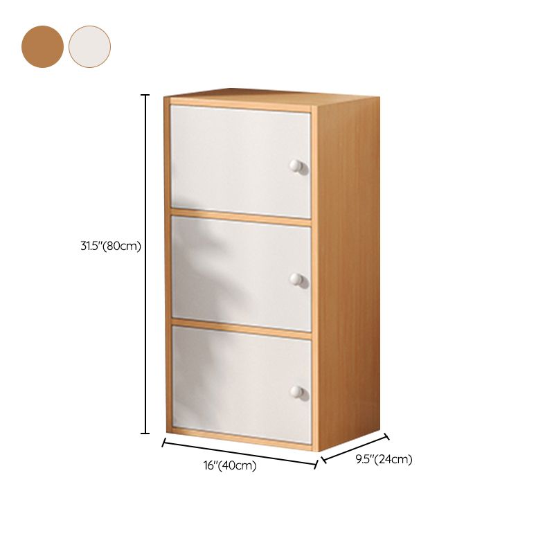 Contemporary Wooden Accent Cabinet Rectangle Storage Cabinet with Door Clearhalo 'Cabinets & Chests' 'cabinets_chests' 'furn' 'furn_cabinets_chests' 'Furniture' 'Living Room Furniture' 1200x1200_a5f2ae57-dbfd-4eff-b8de-cbb953324b3d