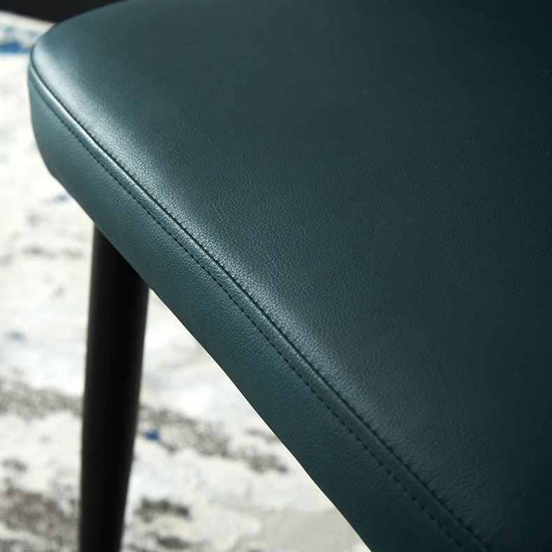 Modern Dining Parsons Chair Armless Chair with Metal Legs for Kitchen Clearhalo 'Dining Chairs' 'Dining Tables & Seating' 'dining_chair' 'furn' 'furn_dining_chair' 'Furniture' 'furniture_dining_chair' 'Kitchen & Dining Furniture' 1200x1200_a5f513a9-327b-4055-88d1-52c5c3fcefa6