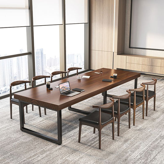 29.25-inch Hoogte Modern Writing Desk Rectangle vaste houten kantoor bureau