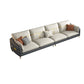 Contemporary Living Room Faux Leather Sofa Pillow Back Couch with Brass Legs Clearhalo 'furn' 'furn_sofas' 'Furniture' 'furniture_sofas' 'Living Room Furniture' 'Sofa' 'sofas' 1200x1200_a5f68ea5-3dee-4126-b5cf-0ba754679ae6