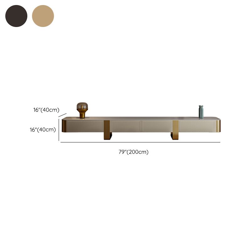 Glam TV Console Stone Media Console Enclosed Storage with 4 Drawers for Home Clearhalo 'furn' 'furn_tv_stands_entertainment_centers' 'Furniture' 'Living Room Furniture' 'TV Stands & Entertainment Centers' 'TV Stands & Media Storage Furniture' 'tv_stands_entertainment_centers' 1200x1200_a5f71a05-a0a8-4d7b-8405-d7370687b174