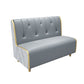 47.27"D x 25.59"W x 33.46"H Contemporary Glam 2-seat Sofa for Restaurant Clearhalo 'furn' 'furn_sofas' 'Furniture' 'furniture_sofas' 'kitchen' 'kitchen_sofas' 'Living Room Furniture' 'Sofa' 'sofas' 1200x1200_a5f7cad3-5b49-4ddf-b050-d9ebdce2152f