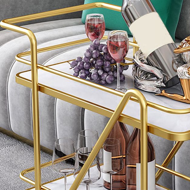 Contemporary Rolling Rectangular Prep Table Metal Prep Table for Home Use Clearhalo 'furn' 'furn_kitchen_islands_carts' 'Furniture' 'Kitchen & Dining Furniture' 'Kitchen Islands & Carts' 'kitchen_islands_carts' 1200x1200_a5f8238f-6080-46bf-bdec-3b2a960c95aa