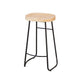 Industrielles 1/2/9-teiliges Bartisch-Set aus Holz, rechteckiger Bartisch mit hohen Hockern