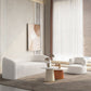 Curved Wool Sofa White Contemporary Sloped Armed Sofa - 33.46" D Clearhalo 'furn' 'furn_sofas' 'Furniture' 'Living Room Furniture' 'Sofa' 'sofas' 1200x1200_a5f8736b-af28-4a81-860d-f4563ebaba81