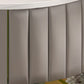 Glam 4 Legs Metal Coffee Table Draw included Oval Single Cocktail Table Clearhalo 'Coffee & Accent Tables' 'Coffee Tables' 'coffee_tables' 'furn' 'furn_coffee_tables' 'Furniture' 'Living Room Furniture' 1200x1200_a5f8e502-5516-4cee-bdc9-8e40f8618d3b