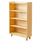 Contemporary Pine Solid Wood Bookcase Closed Back Bookshelf for Home Clearhalo 'Bookcases' 'furn' 'furn_bookcases' 'Furniture' 'furniture_bookcases' 'Office Furniture' 1200x1200_a5fa7eb6-9e73-4c36-aa19-b4ab0f633c9b