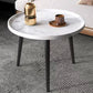 Modern Style Round/oval Wooden Table Metal 3/4 Legs Base Coffee Table