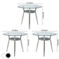 Modern Style Tempered Glass Dining Table Tripod Base Dining Site Table for Dining Room Clearhalo ' dining_table' 'Dining Tables & Seating' 'Dining Tables' 'furn' 'furn_dining_table' 'Furniture' 'furniture_dining_table' 'Kitchen & Dining Furniture' 'kitchen&dining_furn' 'kitchen' 'kitchen_dining_table' 1200x1200_a6008ce9-b61f-440b-a2ed-30decfb5c288