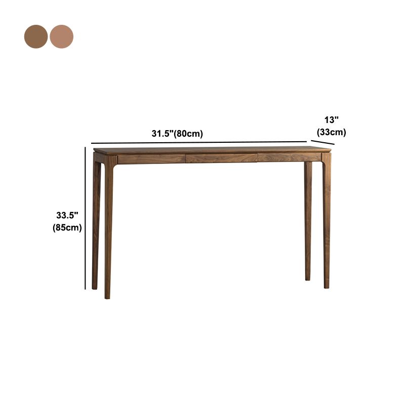 Massivholz Mitte des Jahrhunderts Moderntable in Brone-Konsole Tabelle 30 "H