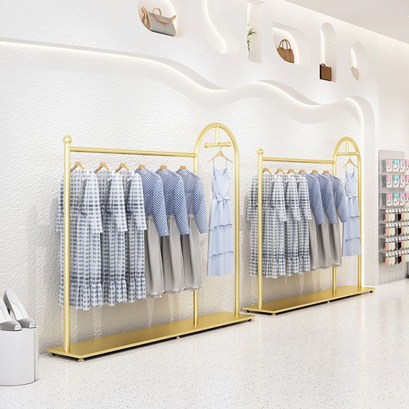 Glam Coat Rack Metal Rails y ganchos enmarcados de metal