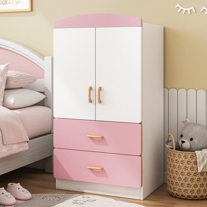 Contemporary Style Wooden Wardrobe White Colour Wardrobe Closet for Home Clearhalo 'Armoires & Wardrobes' 'armoires_wardrobes' 'Bedroom Furniture' 'furn' 'furn_armoires_wardrobes' 'Furniture' 1200x1200_a6053cf1-e049-4630-b993-c92cf5880c43
