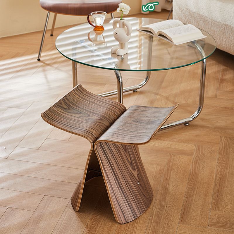 15.7 "Table de caballete de altura Mesa lateral de madera maciza escandinava