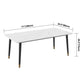Metal Contemporary Rectangular Dining Table Sintered Stone Dining Table with 4 Legs Clearhalo ' dining_table' 'Dining Tables & Seating' 'Dining Tables' 'furn' 'furn_dining_table' 'Furniture' 'furniture_dining_table' 'Kitchen & Dining Furniture' 'kitchen&dining_furn' 'kitchen' 'kitchen_dining_table' 1200x1200_a609e32c-d490-4a92-87e8-5f2923552f4a