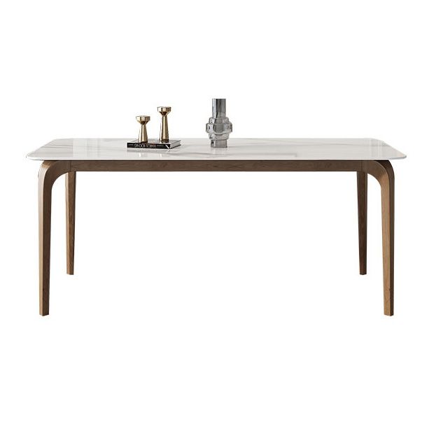 Rectangle Industrial Dining Table White Tone Fixed Table with Sintered Stone Clearhalo ' dining_table' 'Dining Tables & Seating' 'Dining Tables' 'furn' 'furn_dining_table' 'Furniture' 'furniture_dining_table' 'Kitchen & Dining Furniture' 'kitchen&dining_furn' 'kitchen' 'kitchen_dining_table' 1200x1200_a60b1241-1d0f-479b-8644-271ec2017ddc