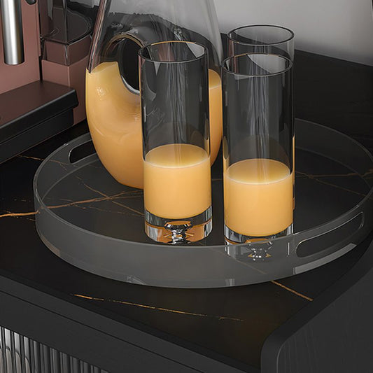 Server moderno in telaio in legno ingegnerizzato server con gambe dorate