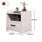 Modern Imitation Wood Nightstand Drawer Storage Accent Table Nightstand Clearhalo 'Bedroom Furniture' 'furn' 'furn_night_stand' 'Furniture' 'night_stand' 'Nightstands' 1200x1200_a610923a-0f4f-4182-89b9-d221ffa9928b