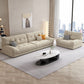 Modern 33.46" H Microfiber Armless Tufted Sofa for Living Room