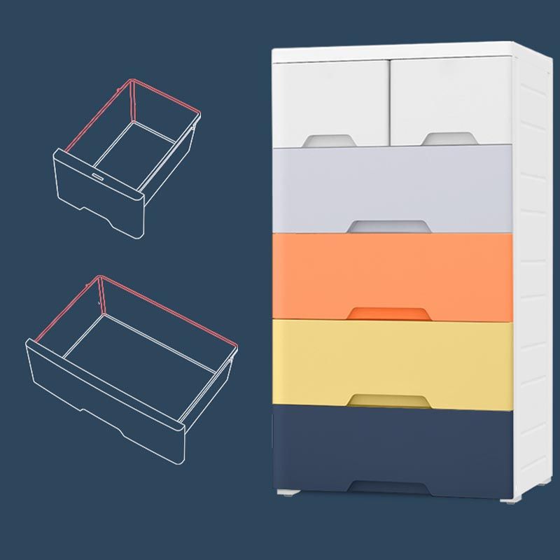 Non-Hanging Armoire with Drawer Contemporary Storage Cabinet Clearhalo 'Armoires & Wardrobes' 'armoires_wardrobes' 'Bedroom Furniture' 'furn' 'furn_armoires_wardrobes' 'Furniture' 1200x1200_a616da6d-d499-4337-a4ee-3a95c7d6f7ba