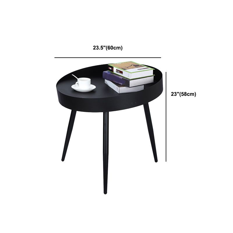 Mid-century Style Side End Table 3 Legs Round Sofa Side Accent Table Clearhalo 'Coffee & Accent Tables' 'End & Side Tables' 'end_side_tables' 'furn' 'furn_end_side_tables' 'Furniture' 'Living Room Furniture' 1200x1200_a618d262-2d59-41f3-9548-1bd49fed0b1f