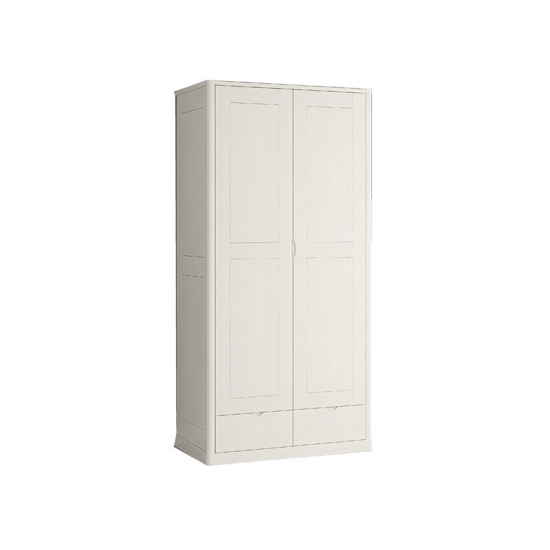 Contemporary Style Wardrobe Armoire Solid Wood Wardrobe Closet with Doors and Drawers Clearhalo 'Armoires & Wardrobes' 'armoires_wardrobes' 'Bedroom Furniture' 'furn' 'furn_armoires_wardrobes' 'Furniture' 1200x1200_a61b0561-86ed-4939-97fa-4751d060b6f9