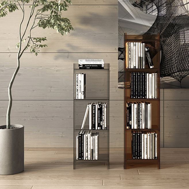 Scandinavian Style Shelf Bookcase Acrylic Closed Back Bookshelf for Office and Study Room Clearhalo 'Bookcases' 'furn' 'furn_bookcases' 'Furniture' 'furniture_bookcases' 'kitchen' 'kitchen_bookcases' 'Living Room Furniture' 'Office Furniture' 1200x1200_a6225c89-1eda-4d4e-9e3a-8dfca01c9da0