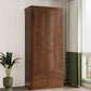 Contemporary Style Wardrobe Armoire Solid Wood Wardrobe Closet with Doors and Drawers Clearhalo 'Armoires & Wardrobes' 'armoires_wardrobes' 'Bedroom Furniture' 'furn' 'furn_armoires_wardrobes' 'Furniture' 1200x1200_a6256053-5116-42ca-896f-b62b1eecd9b8